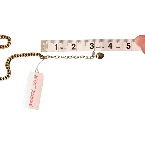 🌸 BETSEY JOHNSON | Pink Daisy Pave Necklace w/ Gold Chain - Picture 10 of 12